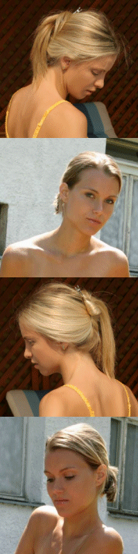 Lovely babes, slowly stripping and allowing the sun to caress them all over.